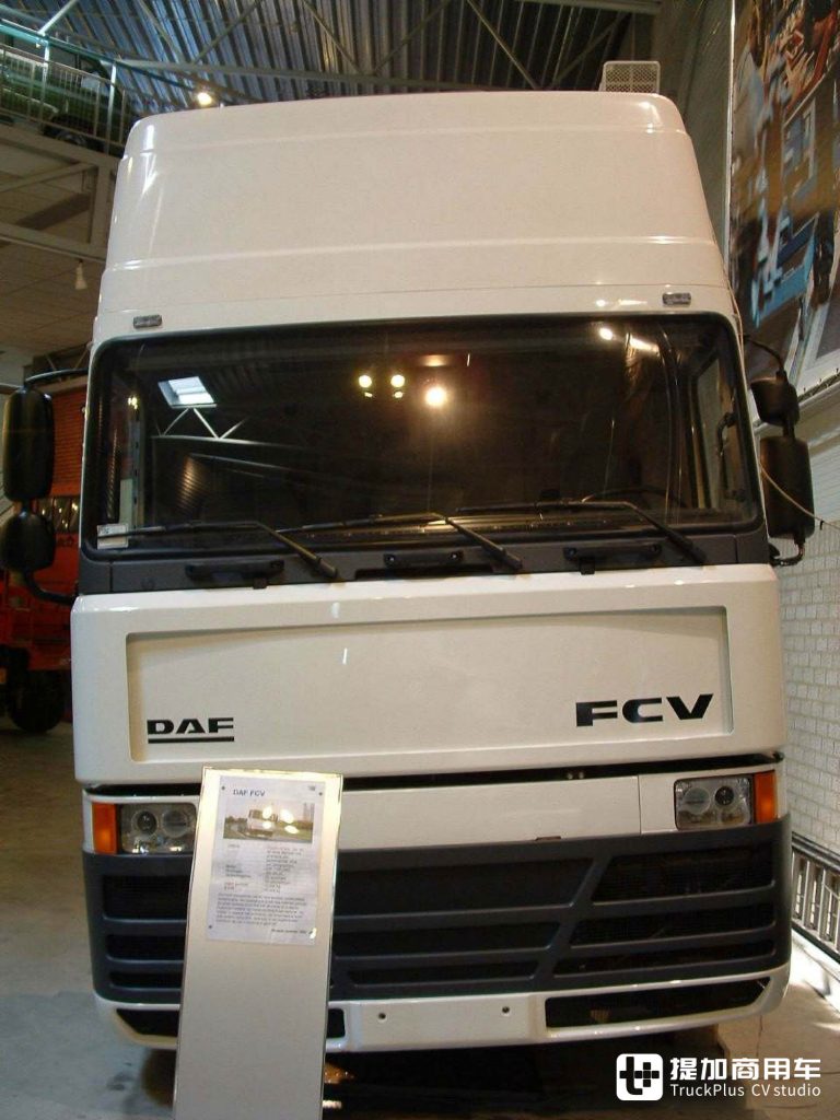 Innovadora estructura de chasis, suspensión neumática completa y frenos de disco: un vistazo al camión conceptual DAF FCV de hace 35 años