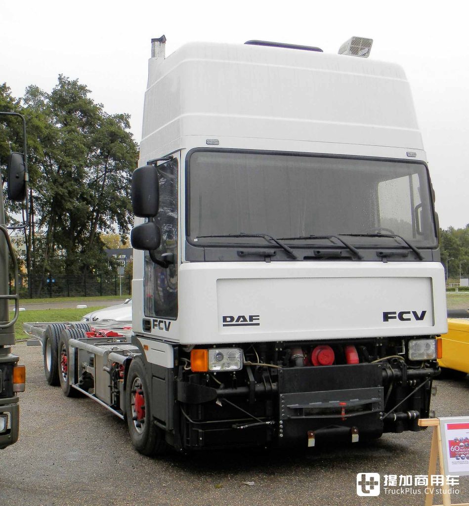 Innovadora estructura de chasis, suspensión neumática completa y frenos de disco: un vistazo al camión conceptual DAF FCV de hace 35 años