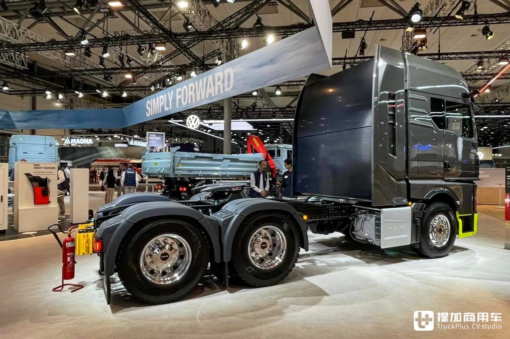 IAA 2024: Camiones eléctricos puros e interiores de motor de hidrógeno se presentan juntos, innovación en la cadena cinemática diésel, interpretación de las exhibiciones de MAN en Alemania.