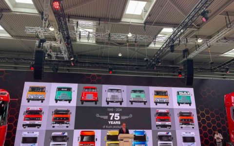 2024IAA: Motor diésel de ciclo Miller en exhibición, toda la gama de modelos diésel presentada, interpretación de los productos DAF de los Países Bajos