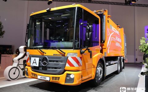 2024IAA: El pionero en el campo de los camiones de entrada baja, Mercedes eEconic 300 totalmente eléctrico – Captura en vivo