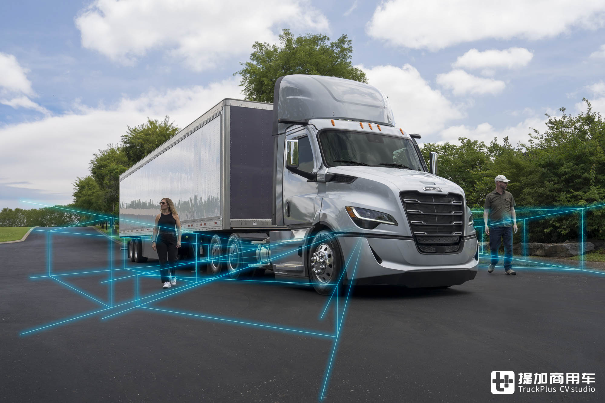 El camión pesado de clase 8 más vendido de América del Norte, la nueva cabina de vida Freightliner Cascadia de quinta generación