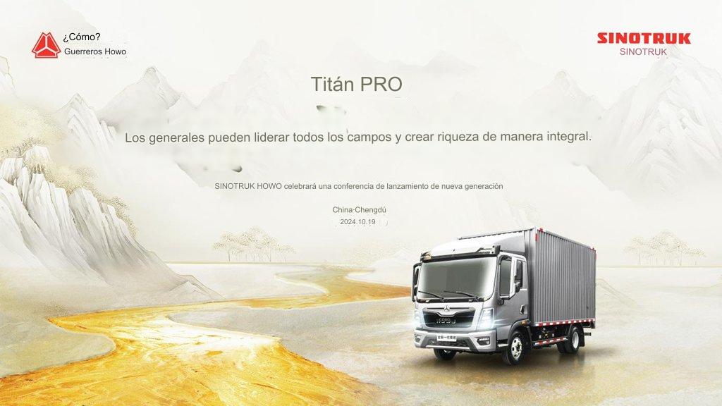 La nueva generación del HOWO Hanjiang PRO de Sinotruk se lanza en Chengdu