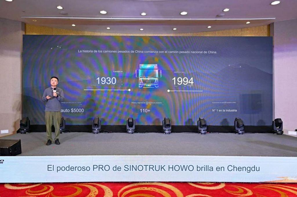 La nueva generación del HOWO Hanjiang PRO de Sinotruk se lanza en Chengdu