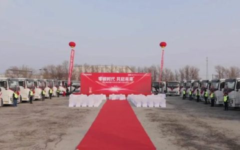 ¡100 unidades a la vez! El tractor de nueva energía XCMG se entregó a clientes en el noroeste de China