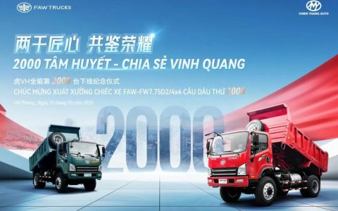 ¡Historia inédita! El sedán FAW Jiefang Hǔ VH con tracción integral alcanza las 2000 unidades en Vietnam