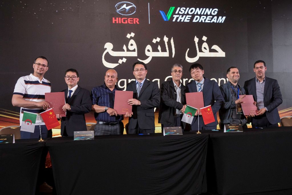 ​​HIGER celebra 20 años en Argelia: presentación de la serie V inaugura una nueva era de transporte de calidad​​
