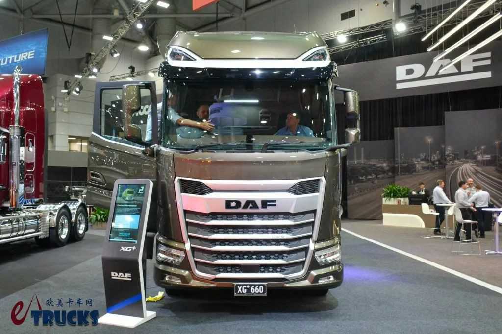 ​​660 caballos de potencia: El DAF XG+ para Australia debuta en el Brisbane Truck Show, ¿otras configuraciones también son diferentes?​​