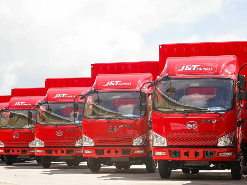 FAW Jiefang entrega con éxito 36 vehículos logísticos a J&T EXPRESS en Filipinas