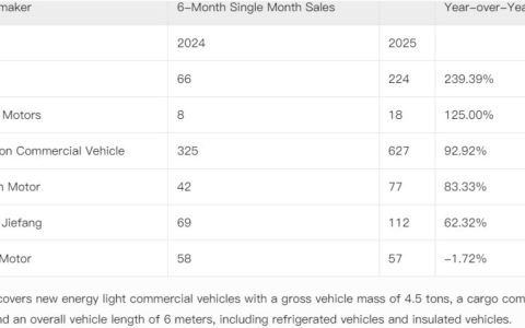 ​​Análisis de la capacidad de BYD: Primer lugar en crecimiento y segundo en ventas de camiones ligeros híbridos en junio​​