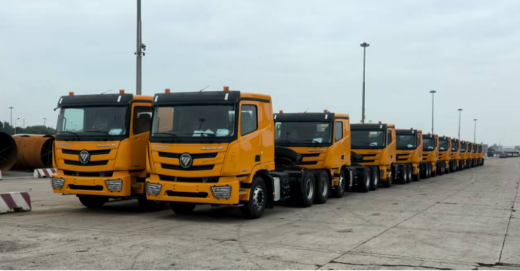 ​​¡BAIC FOTON entrega 150 tractocamiones AUMAN R a cliente estratégico en Ghana, estableciendo un nuevo hito en su estrategia para África Occidental!​​