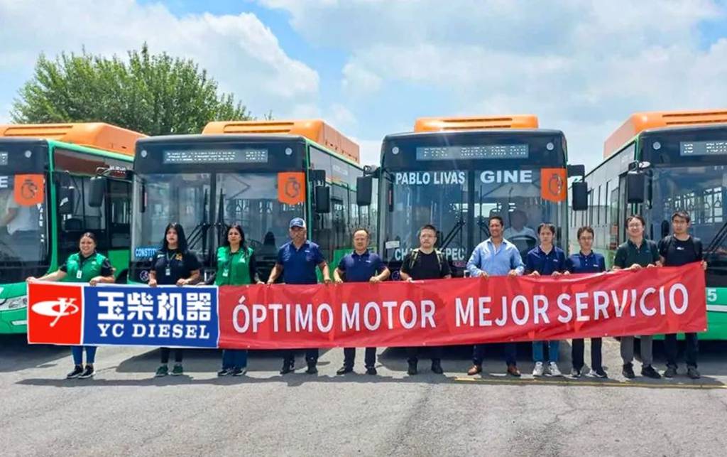 Más del 60% de cuota de mercado: ¡Yuchai entrega otra partida de motores de gas natural a México!