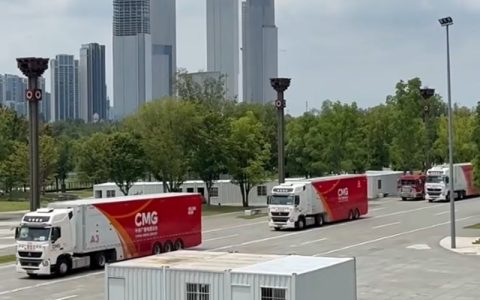 Del estadio al mundo: el camión de transmisión HOWO TH7 de Sinotruk capta los momentos culminantes de los Juegos Mundiales