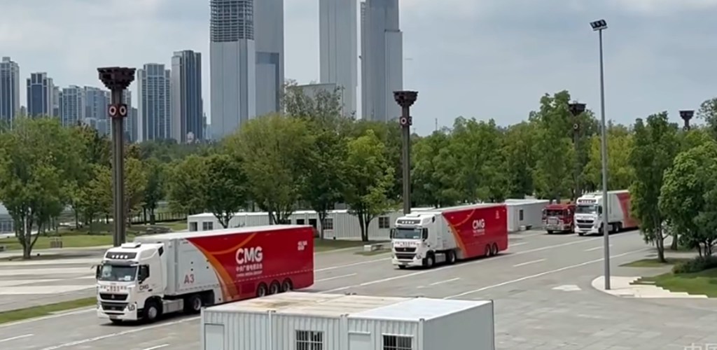 Del estadio al mundo: el camión de transmisión HOWO TH7 de Sinotruk capta los momentos culminantes de los Juegos Mundiales