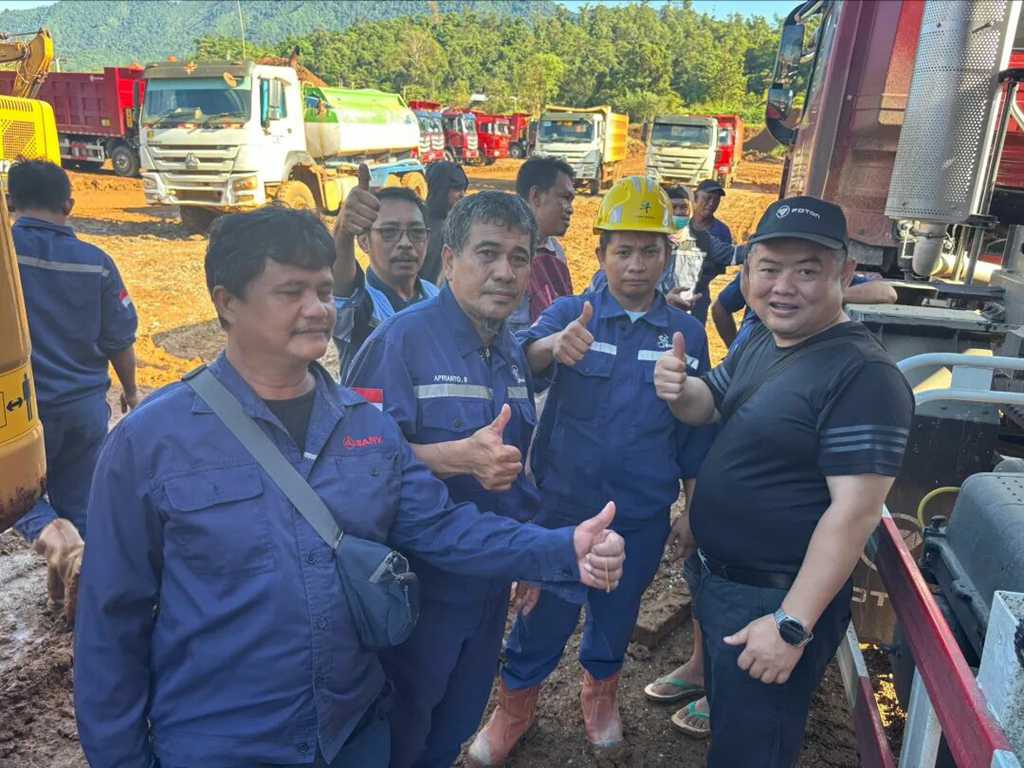 BAIC FOTON firma contrato de 125 camiones pesados con importante cliente minero de Asia Sudoriental