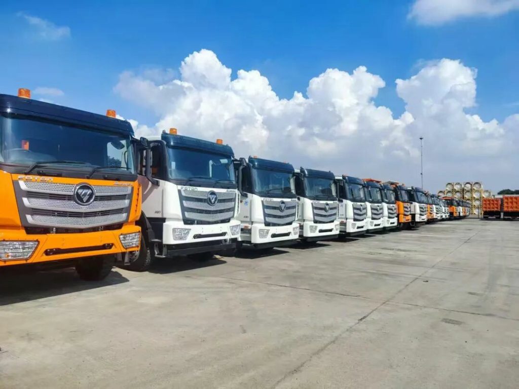 BAIC FOTON firma contrato de 125 camiones pesados con importante cliente minero de Asia Sudoriental