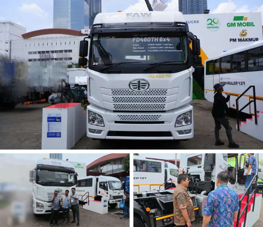 ​​FAW Jiefang conquista a más de 30,000 visitantes en la 23ª Feria Internacional de Minería de Indonesia​​