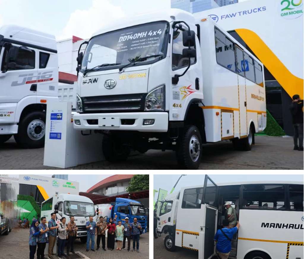​​FAW Jiefang conquista a más de 30,000 visitantes en la 23ª Feria Internacional de Minería de Indonesia​​
