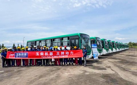 ¡Sustitución de marcas internacionales premium! Yuchai entrega motores para autobuses en Nigeria