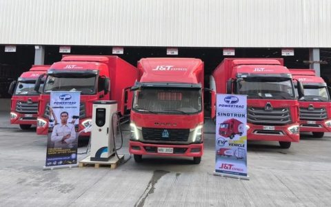 El camión eléctrico de Sinotruk ha sido entregado con éxito a la filipinaña J&T Express.