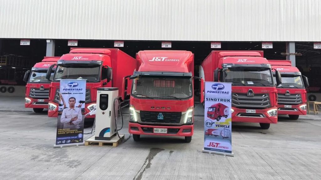 El camión eléctrico de Sinotruk ha sido entregado con éxito a la filipinaña J&T Express.