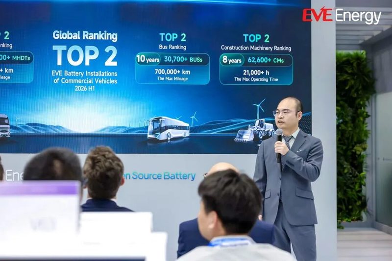 EVE Energy presenta su batería de código abierto AI Battery en el IAA 2026