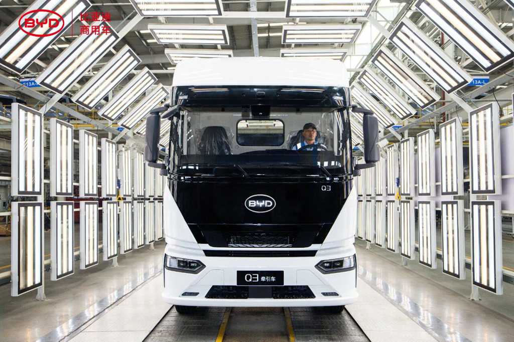 ¡Un momento histórico! BYD lanza su vehículo comercial de nueva energía número 150.000