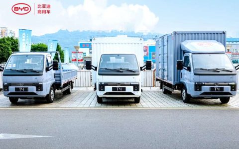 BYD lanza el camión ligero T4-91kWh: más batería, más carga útil